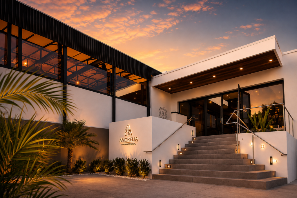 Amorelia Exterior of Restaurant