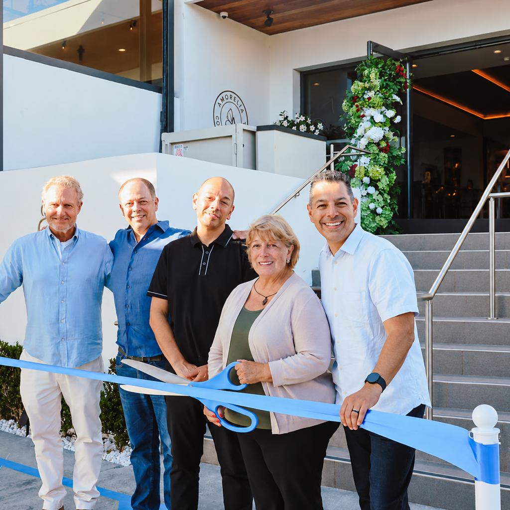 Amorelia ribbon cutting